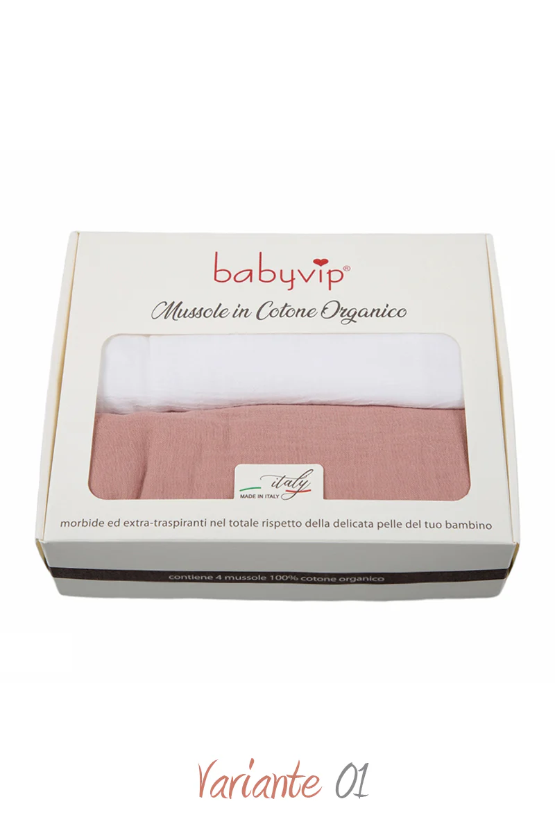 2 Mussole in 100% cotone organico - immagine 3