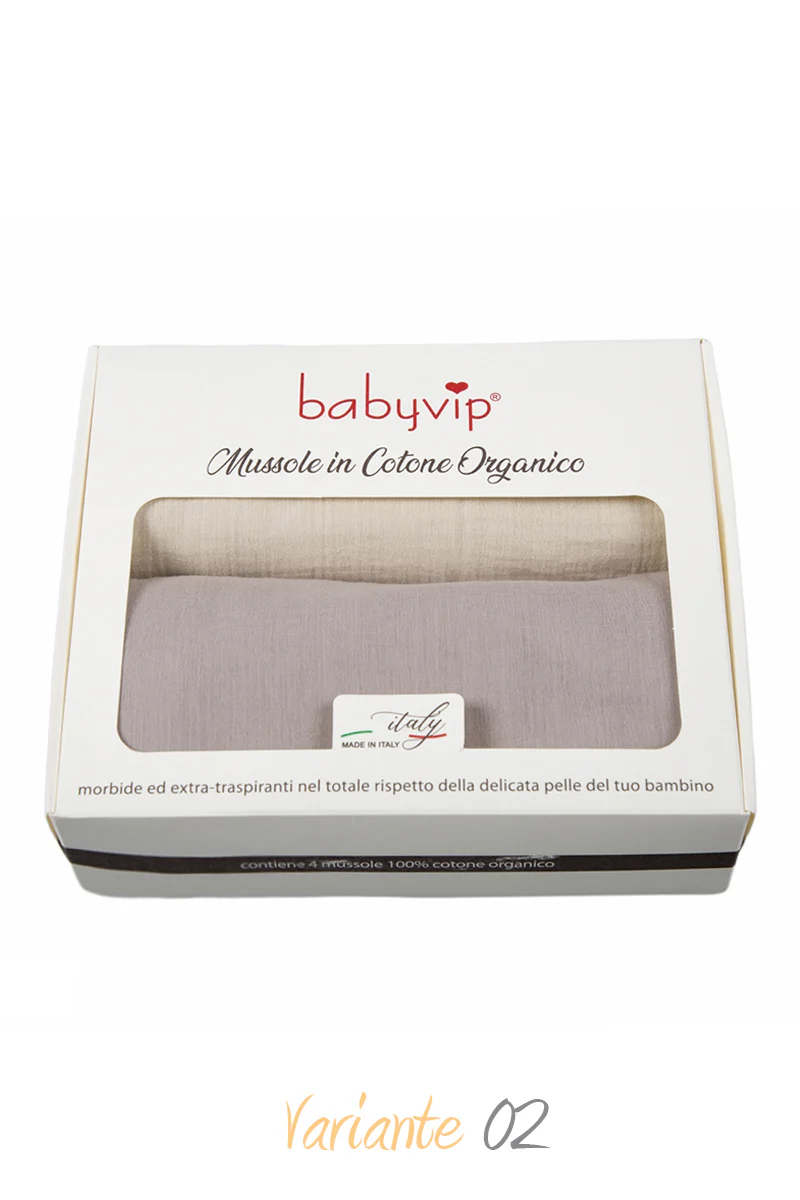 2 Mussole in 100% cotone organico - immagine 5