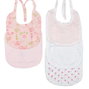 Bavette in cotone con stampe assortite - 5 pezzi