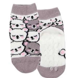 Calzino in spugna con applicazione antiscivolo