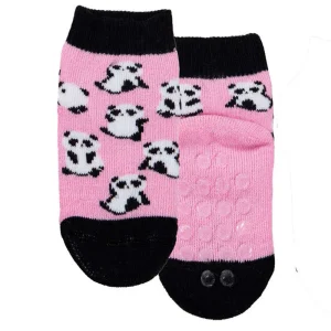 Calzino in spugna con applicazione antiscivolo