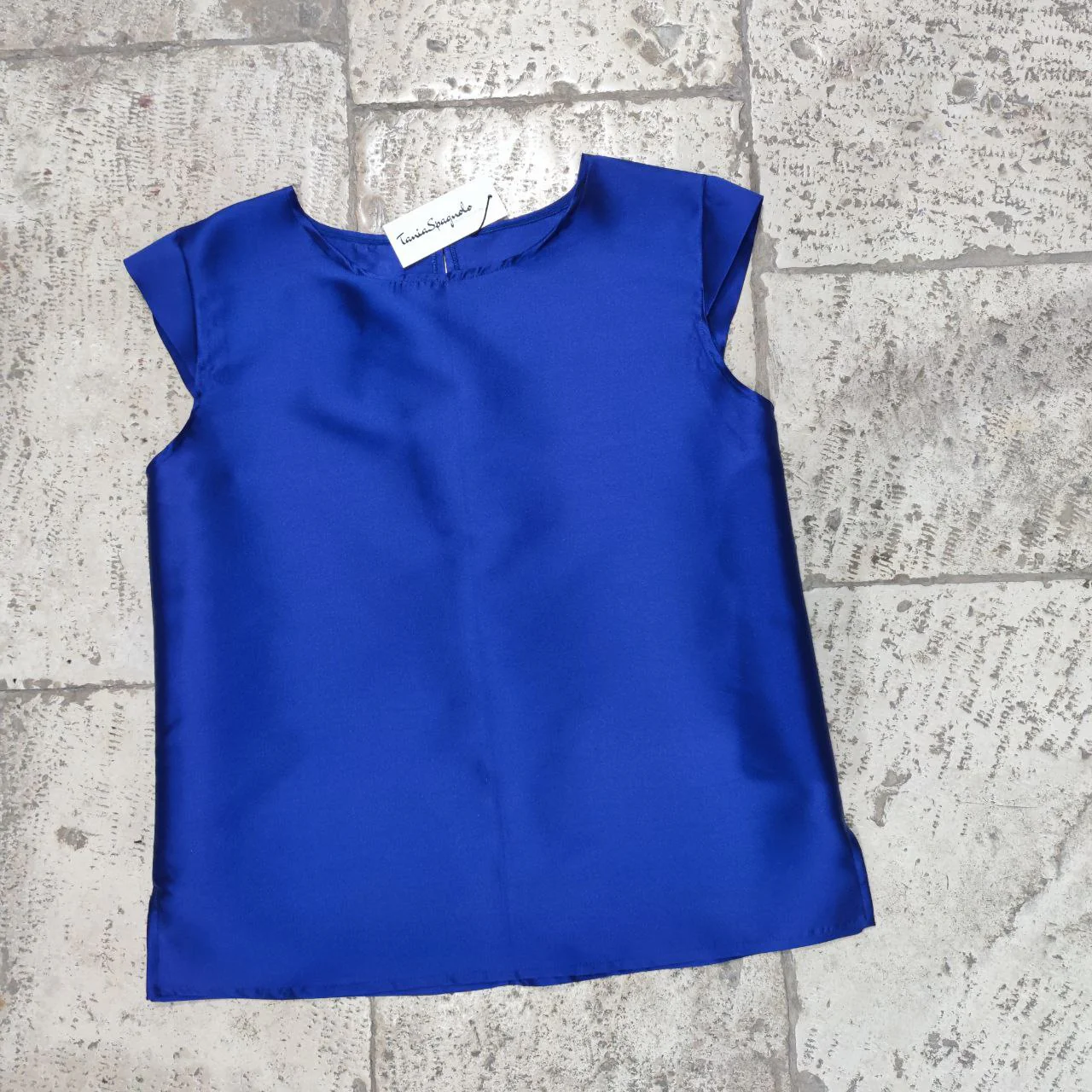 COMPLETO TIAKI SHANTUNG MISTO-SETA BLUETTE - immagine 4