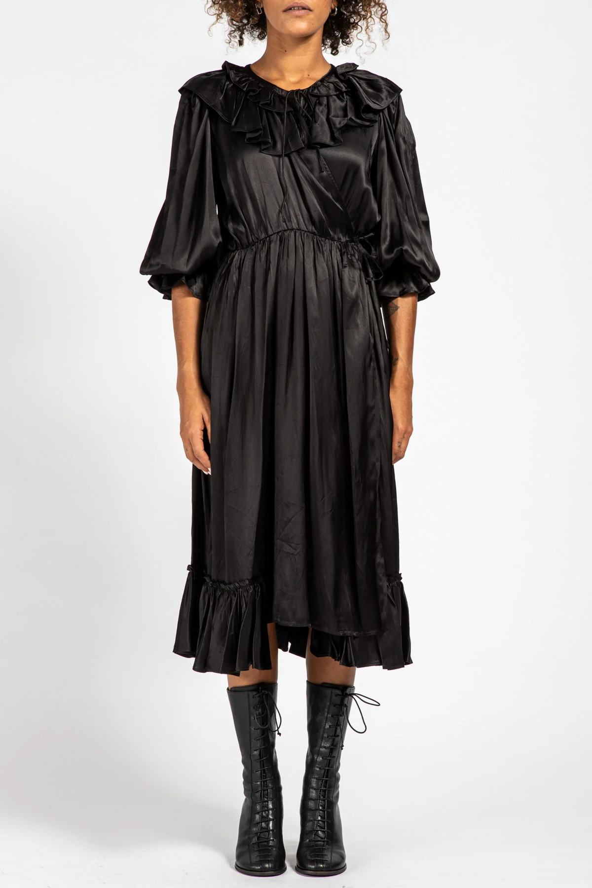 Abito Laurence Bras in tessuto nero Tortue - immagine 2