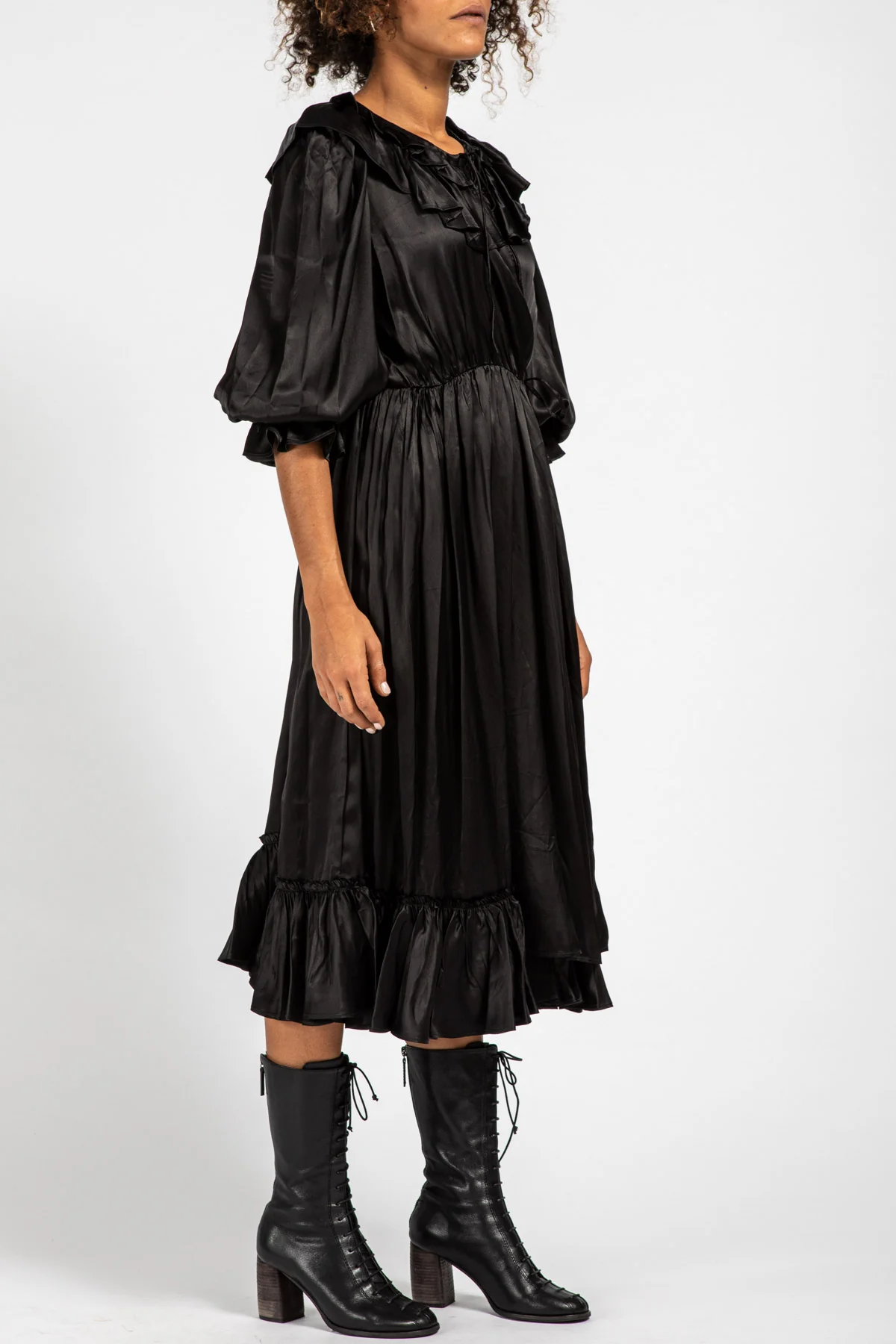 Abito Laurence Bras in tessuto nero Tortue - immagine 3