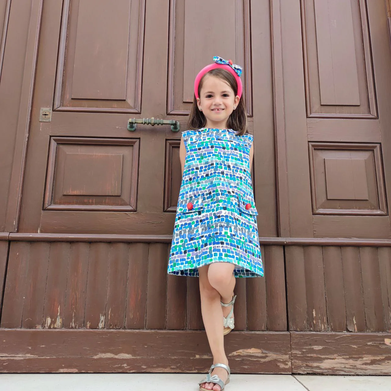 KIDS VESTITO BIMBA MINI-ME CUBETTI - immagine 2