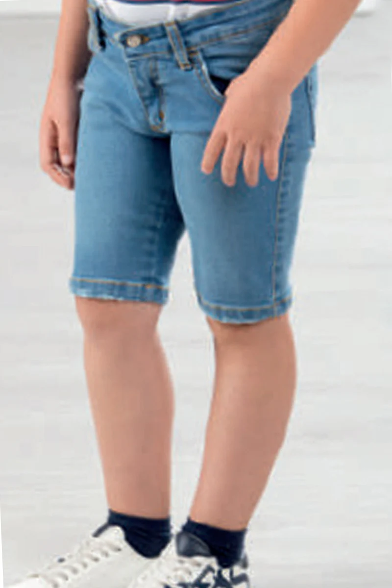 Bermuda bimbo in jeans - immagine 2