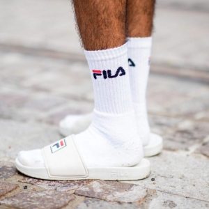 Calzini unisex marca Fila in spugna di cotone in confezione da 3 paia 5€