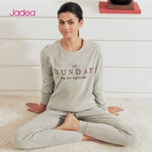 Pigiama donna Jadea art. 5140 in caldo cotone