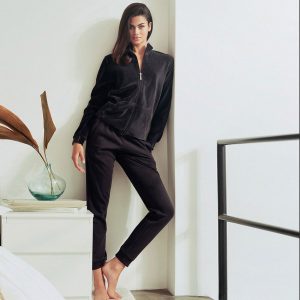 Tuta donna Jadea art. 5139 in felpa di cotone fullzip