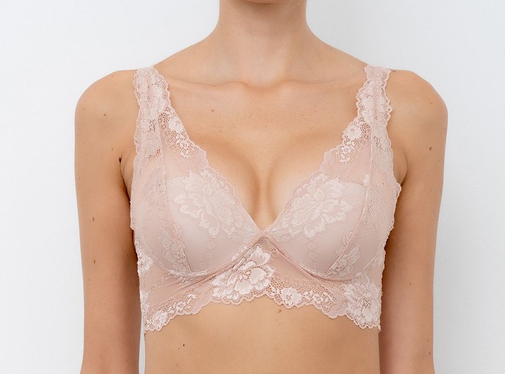 Reggiseno push up Lormar mod. Bralette Gem in pizzo e con ferretto - immagine 5