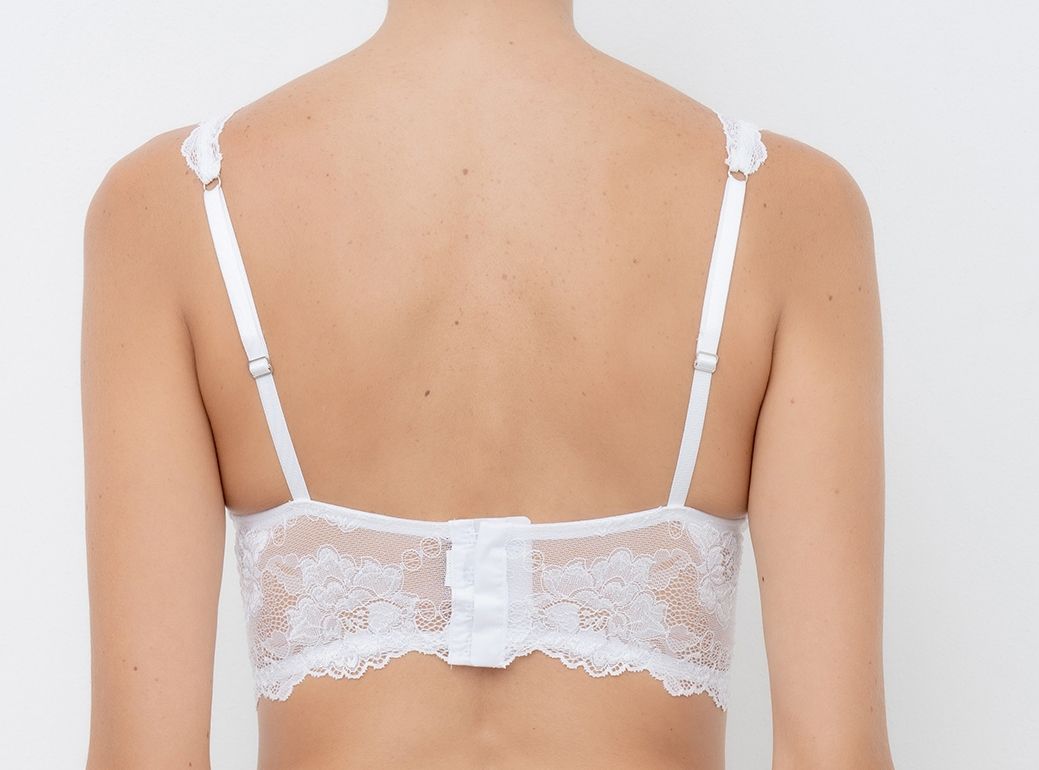 Reggiseno push up Lormar mod. Bralette Gem in pizzo e con ferretto - immagine 8