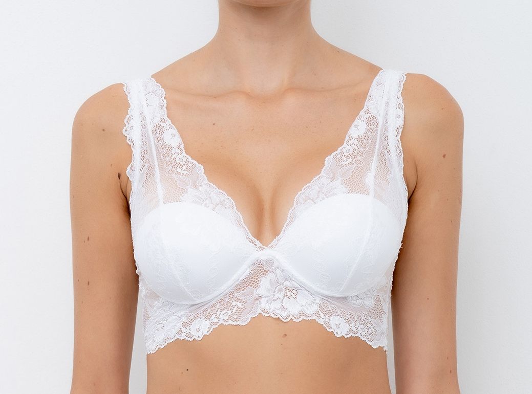 Reggiseno push up Lormar mod. Bralette Gem in pizzo e con ferretto - immagine 7