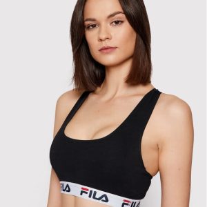 Bralette/brassiere sportiva Fila in cotone elasticizzato