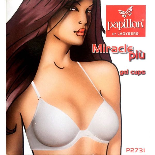 Reggiseno push up Papillon mod. Miracle art. 2731 liscio con ferretto - immagine 4
