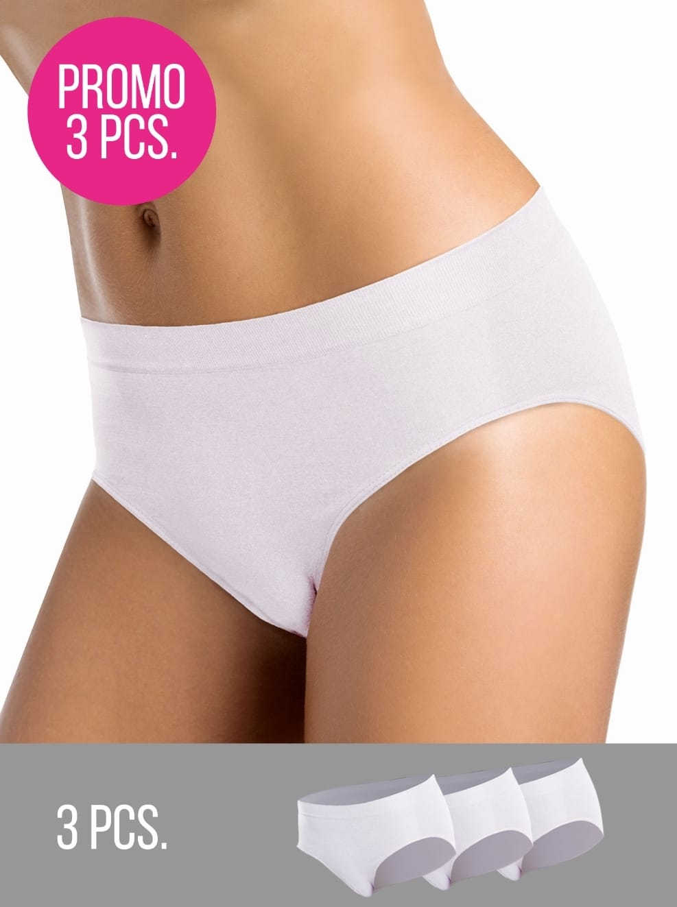 Slip donna Intimidea in microfibra mod. midi confezione da 3 pezzi - immagine 5