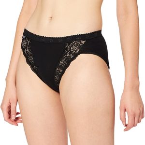 Slip donna marca Sloggi modello Tai Chic in cotone elasticizzato in confezione da due pezzi