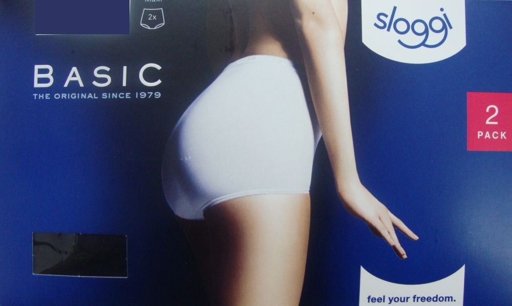Slip donna marca Sloggi modello Maxi in cotone elasticizzato in confezione da 2 pezzi - immagine 9