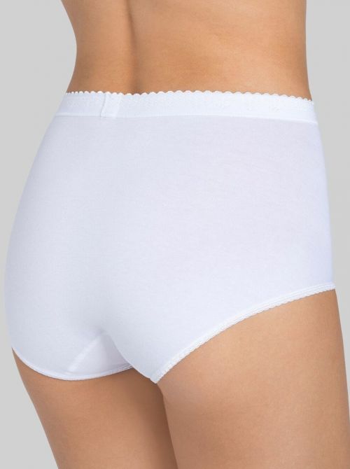 Slip donna marca Sloggi modello Control Maxi in cotone contenivo elasticizzato in confezione da 2 pezzi - immagine 7