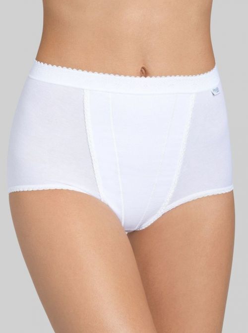 Slip donna marca Sloggi modello Control Maxi in cotone contenivo elasticizzato in confezione da 2 pezzi - immagine 2