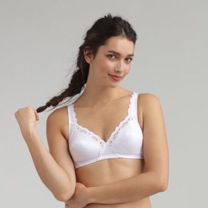 Reggiseno Playtex art .6695 modello cotton stretch incrociato classico in filo di scozia
