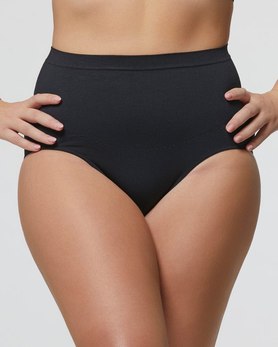 Slip contenitivo donna Pompea modello comfort size senza cuciture - immagine 3
