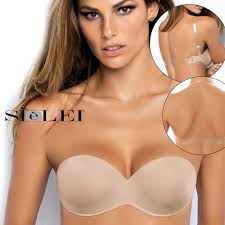 Reggiseno a Fascia Push-Up marca SièLei 1570 Fantastic – Schiena e Spalline Trasparenti