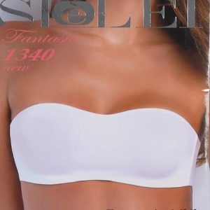 Reggiseno a fascia marca SièLei mod. Fantastic art.1340 liscio con ferretto invisibile senza imbottitura