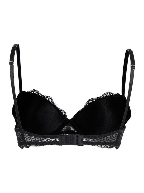 Reggiseno push up Infiore modello Happy art. 3000 con coppa in pizzo e ferretto - immagine 5