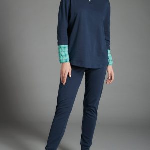 Pigiama donna invernale Ragno in 100% caldo cotone art. DA41N1 col. 427F