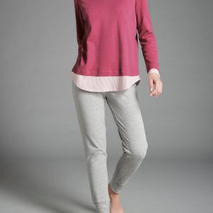 Pigiama donna invernale Ragno in 100% caldo cotone art. DA59N1 col. 066F