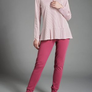 Pigiama donna invernale Ragno in 100% caldo cotone art. DA60N1 col. 066F