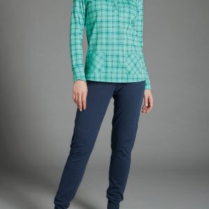 Pigiama donna invernale Ragno in 100% caldo cotone art. DA61N1 col. 066F