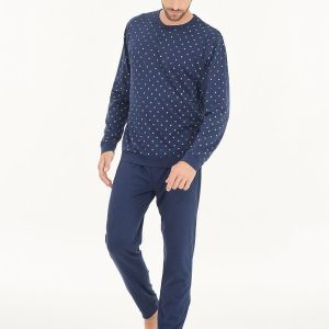 Pigiama uomo Ragno art. U463N1 col. 139F a maniche lunghe 100% puro cotone