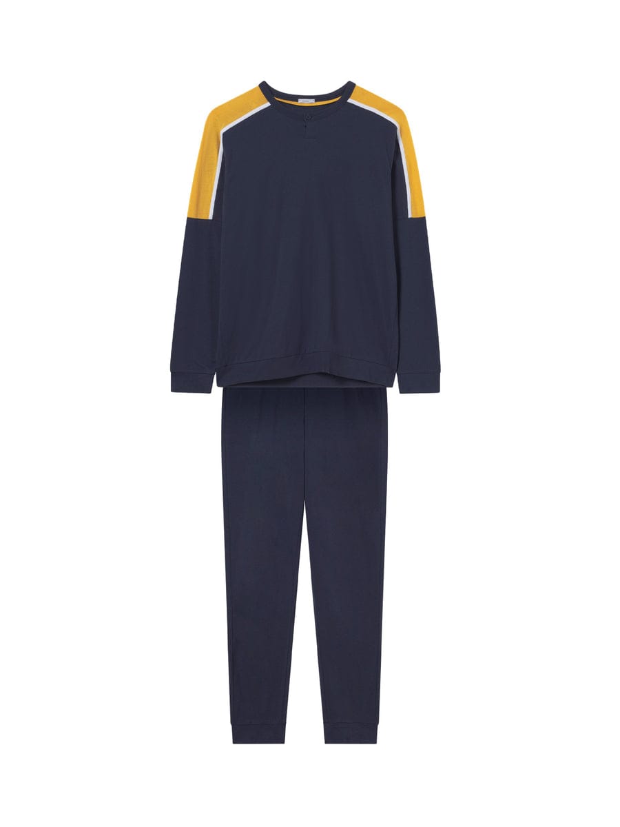 Pigiama uomo Ragno art. U447N1 col. 319F a maniche lunghe 100% puro cotone - immagine 4