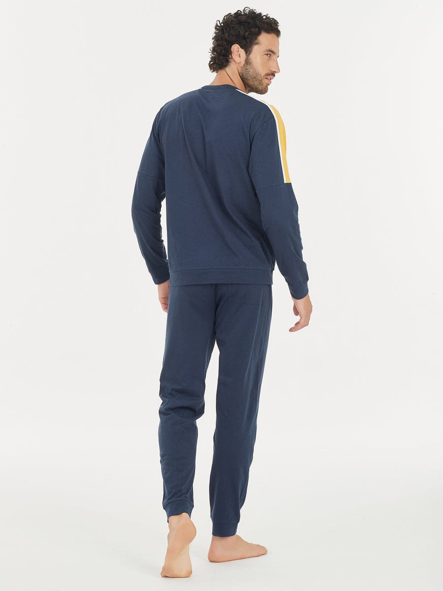 Pigiama uomo Ragno art. U447N1 col. 319F a maniche lunghe 100% puro cotone - immagine 3