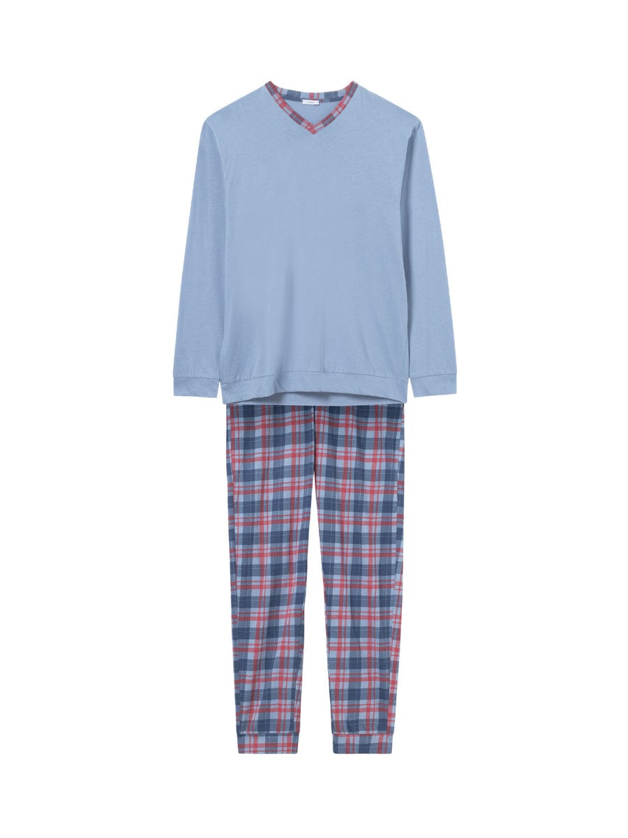 Pigiama uomo Ragno art. U451N2 col. 093F a maniche lunghe 100% puro cotone - immagine 4