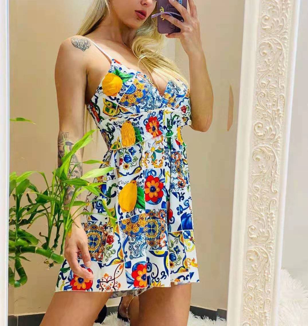 Vestito corto donna modello “Costiera Amalfitana” - immagine 2