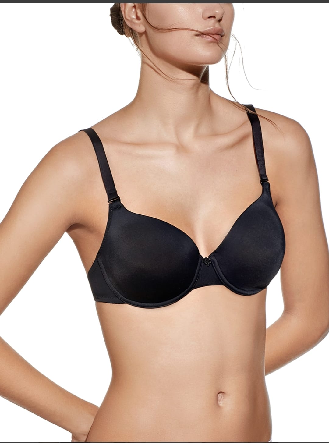 Reggiseno Selene mod. Rosa multi posizione liscio con ferretto - immagine 3