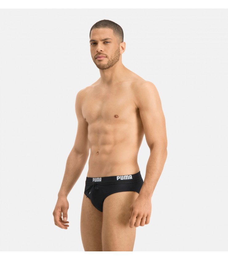 Costume uomo a slip Puma con elastico esterno parlato - immagine 4