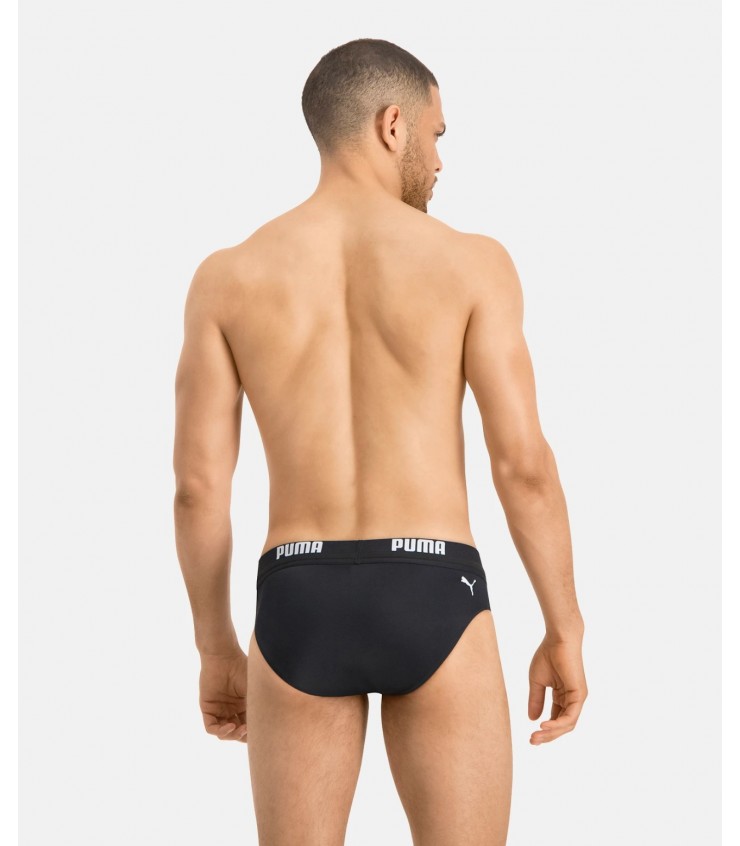 Costume uomo a slip Puma con elastico esterno parlato - immagine 5