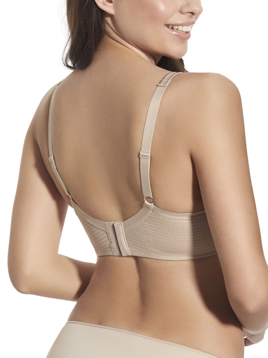 Reggiseno Selene mod. Lara con inserti laterali in tulle con ferretto in coppa C - immagine 5