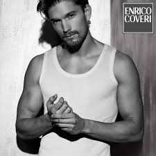 Canotta uomo a spalla larga Enrico Coveri in puro filo di scozia