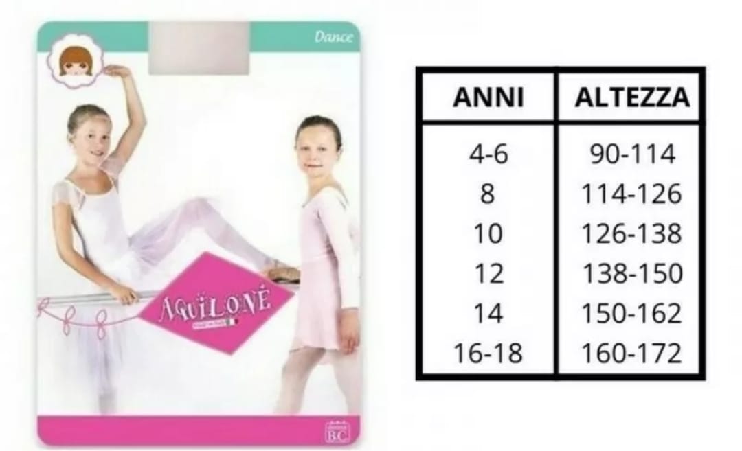 Collant per la Danza per bambina 60 den in 3 D dai 4 anni ai 18 anni - immagine 4