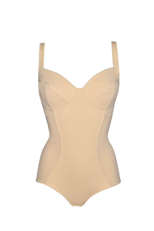 Body/ modellatore marca SièLei contenitivo foderato in cotone art. 968 senza ferretto in coppa C - immagine 6