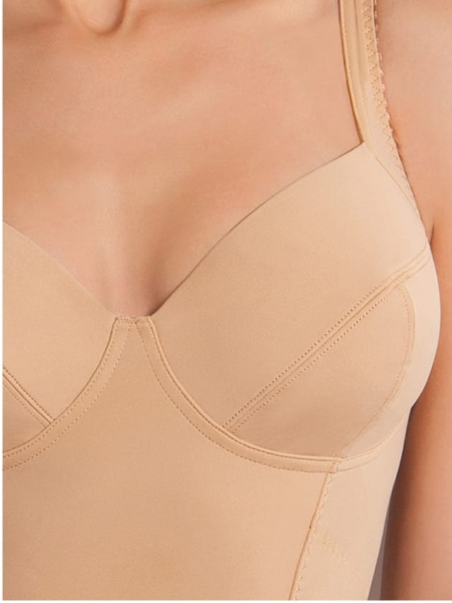 Body/ modellatore marca SièLei contenitivo foderato in cotone art. 968 senza ferretto in coppa C - immagine 4