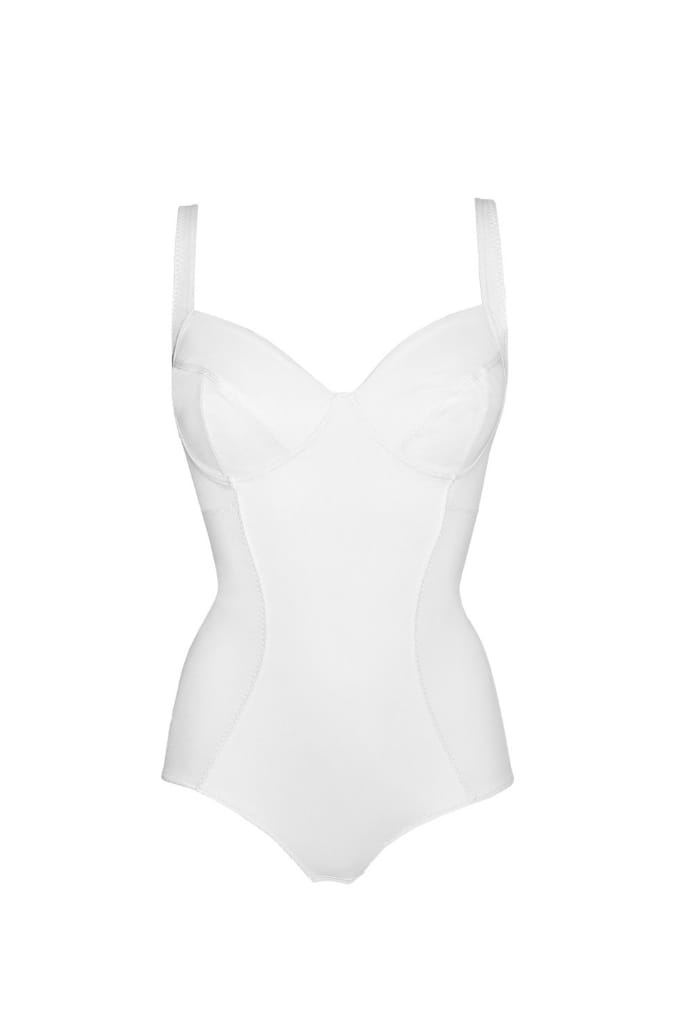 Body/ modellatore marca SièLei contenitivo foderato in cotone art. 968 senza ferretto in coppa C - immagine 7