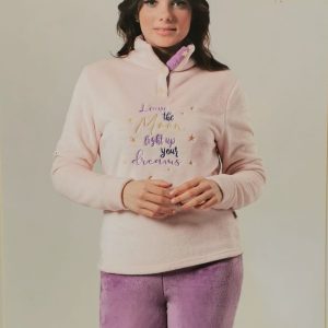 Pigiama donna Irge in coral taglia calibrata