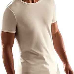 Maglia uomo Liabel a mezza manica girocollo lana e cotone art 5321