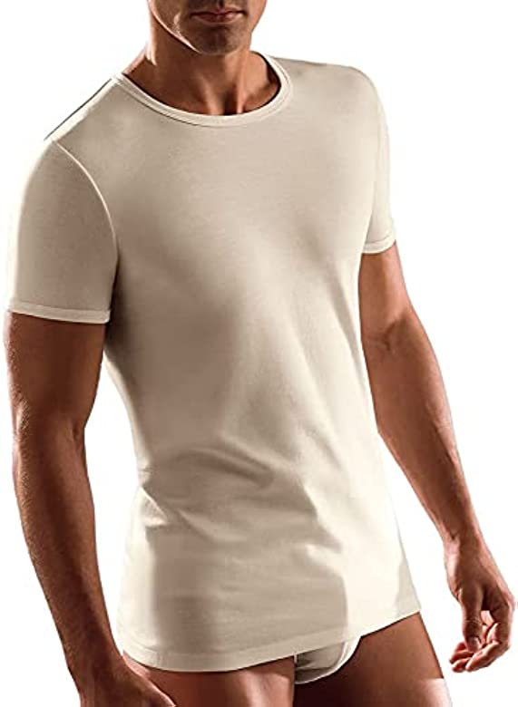 Maglia uomo Liabel a mezza manica girocollo lana e cotone art 5321 - immagine 2