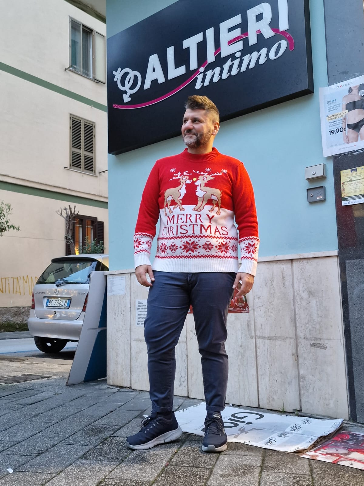 Maglione uomo Natalizio Merry Christmas - immagine 2